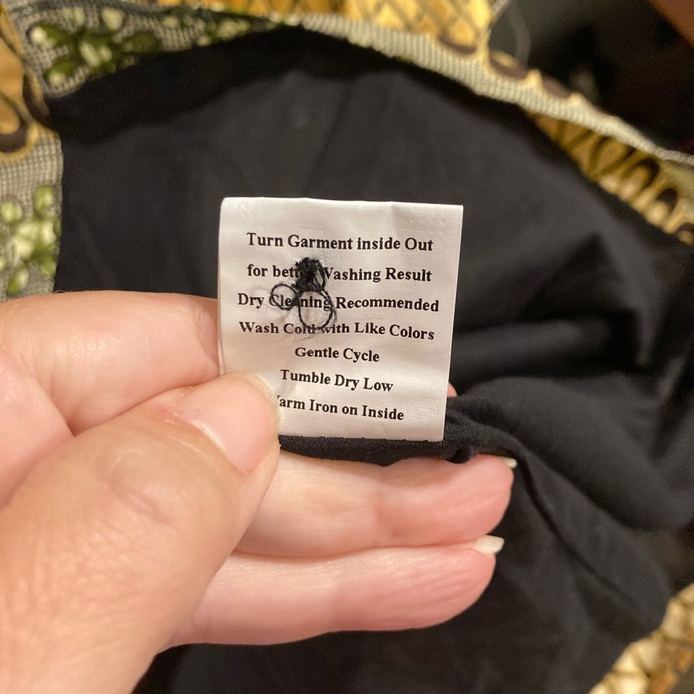 African inspired from DC boutique, vibrant gold and black Jacket Dress XL NWOT - Picture 8 of 10